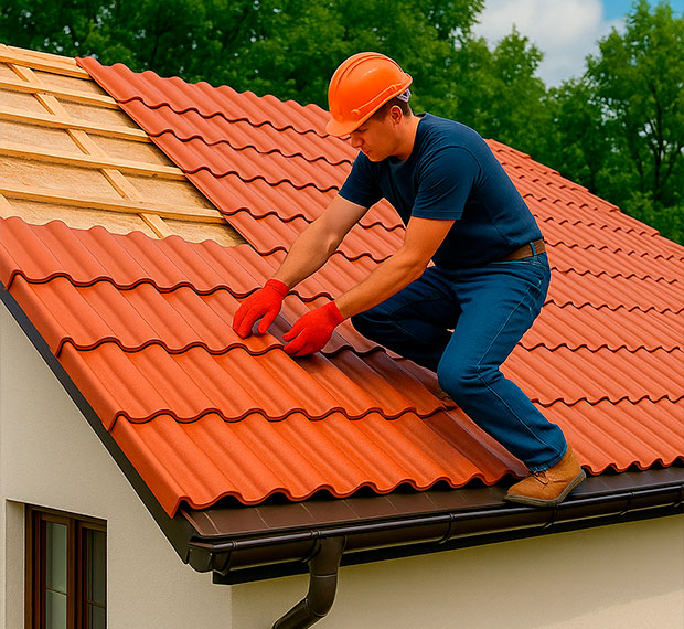 Кровля из керамической черепицы в Одинцово