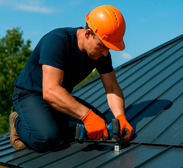 Ремонт металлической кровли в Одинцово