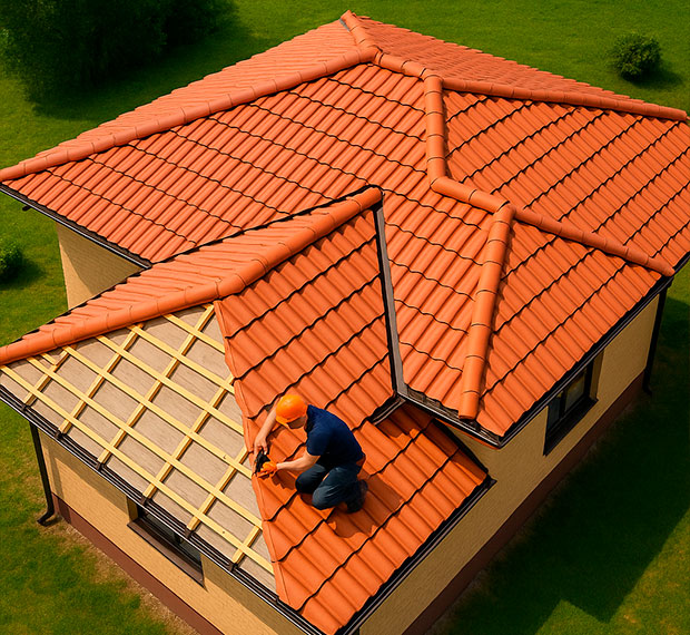 Установка сложной кровли в Одинцово
